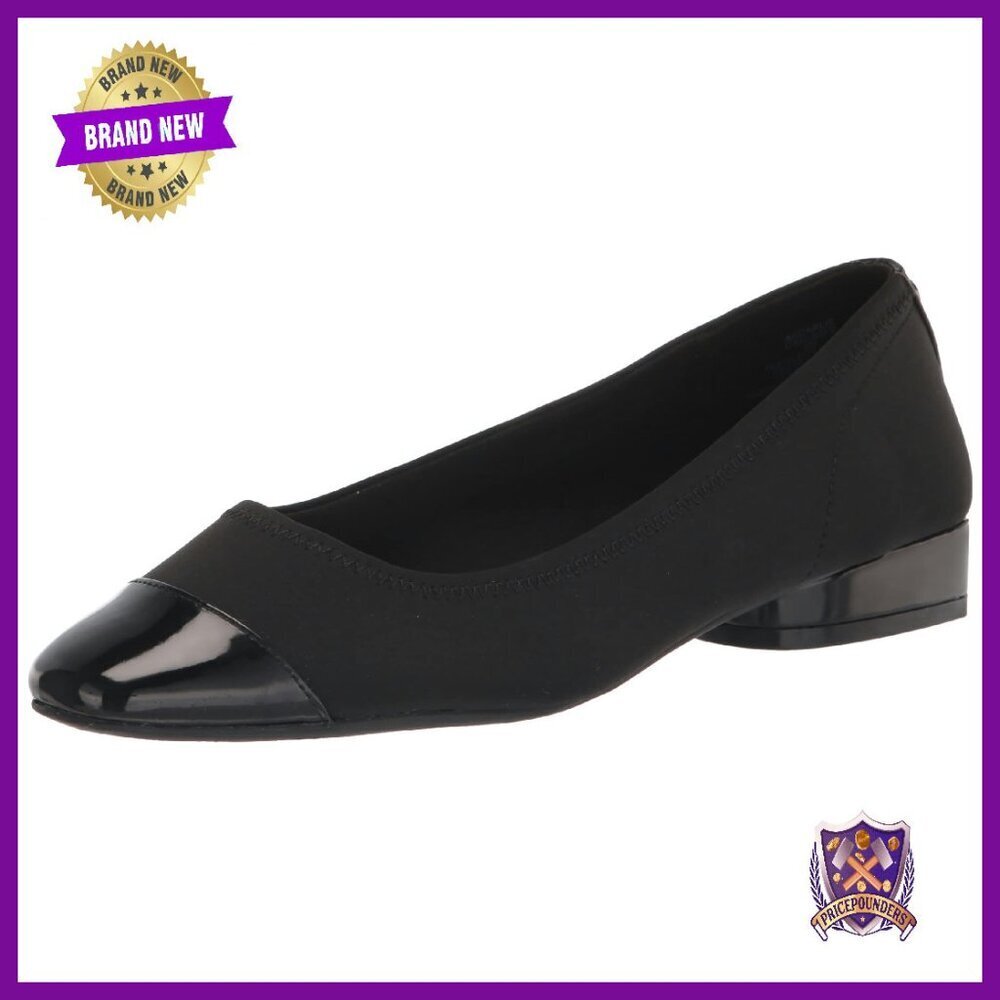 Women's Ballet Flats Size 8 Premium Leather Comfortable Work Shoes